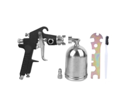 Pistola De Pintura Aerografiada Con Boquilla Extraíble De 2,0 Mm, Alta Atomización, Herramienta Neumática Negra