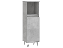 Maison Exclusive - Armario De Baño Madera Contrachapada Gris Hormigón 30x30x100 Cm