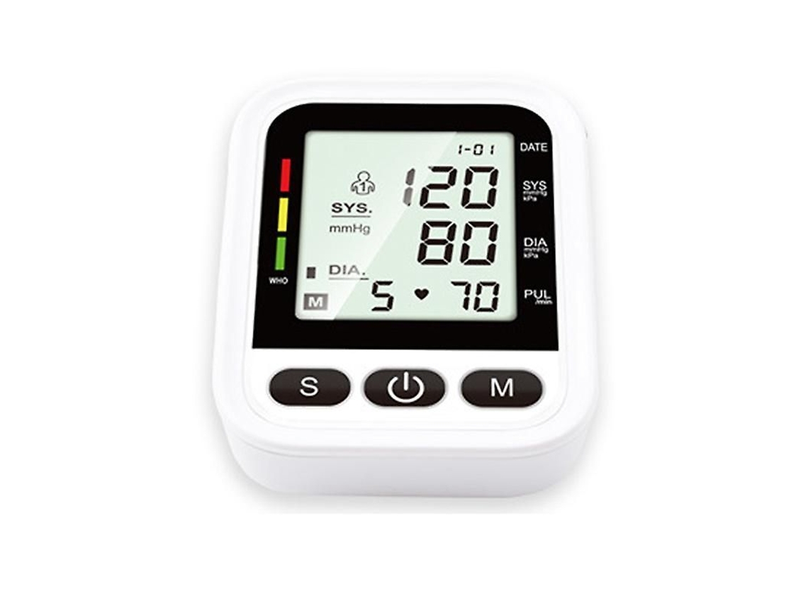 Monitor De Presión Arterial De Brazo Con Medición Automática De Presión Arterial Y Frecuencia Cardíaca Con Pantalla Lcd Digital 2025