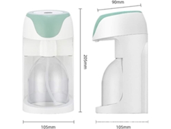 Dispensador automático de jabón en espuma sin contacto, para encimera o pared de cocina con Rosewell