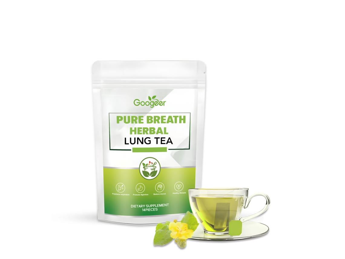 Infusión de hierbas para limpiar la garganta y nutrir los pulmones.