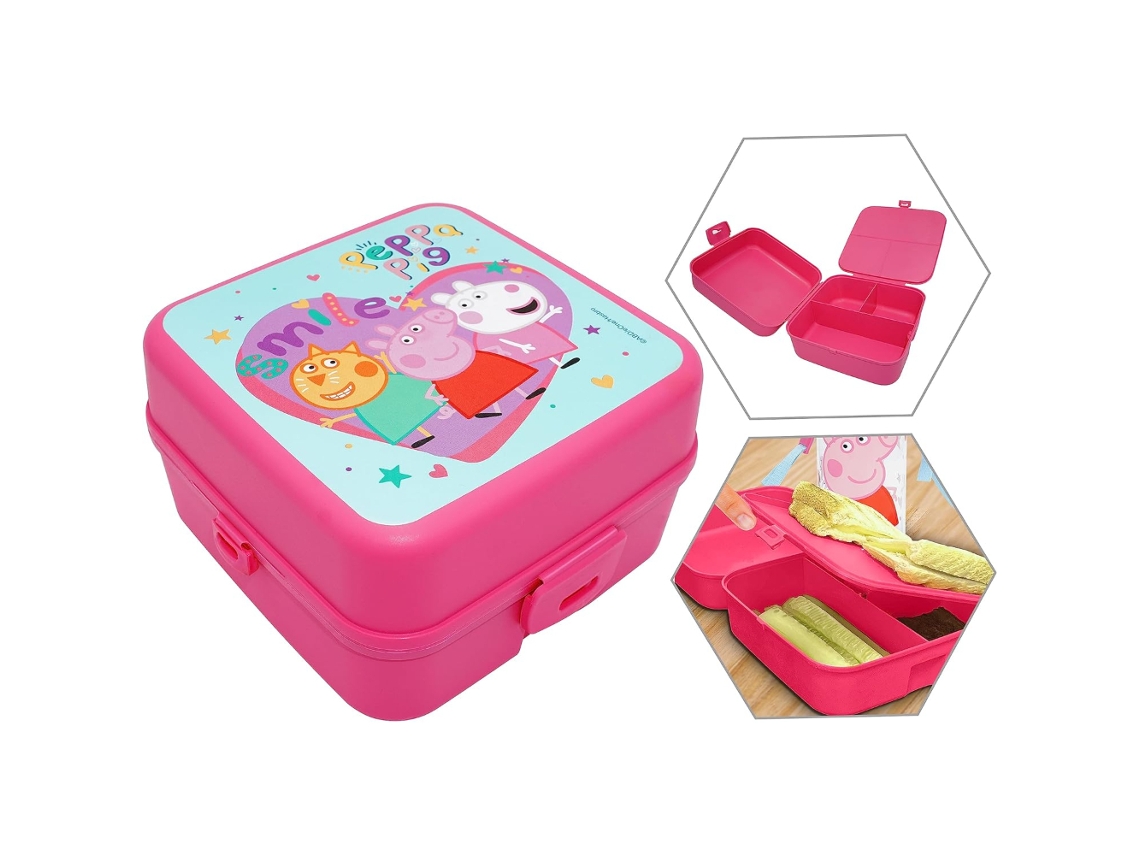 Sandwichera PEPPA PIG 78223 fucsia