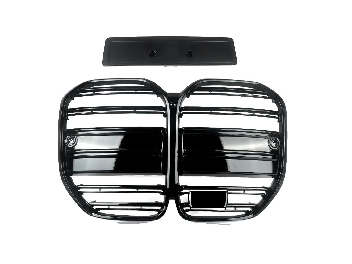 Parrilla de riñón estilo GT, ajuste directo para BMW Serie 4 Premium 2021-2023 de 2 puertas, como se muestra (OEM).