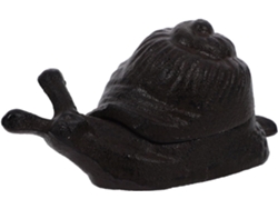 Hierro Forma Caracol Llaves Jardín Patio Escondite Seguro Resistente Deformación Diseño Práctico Discreto Caja