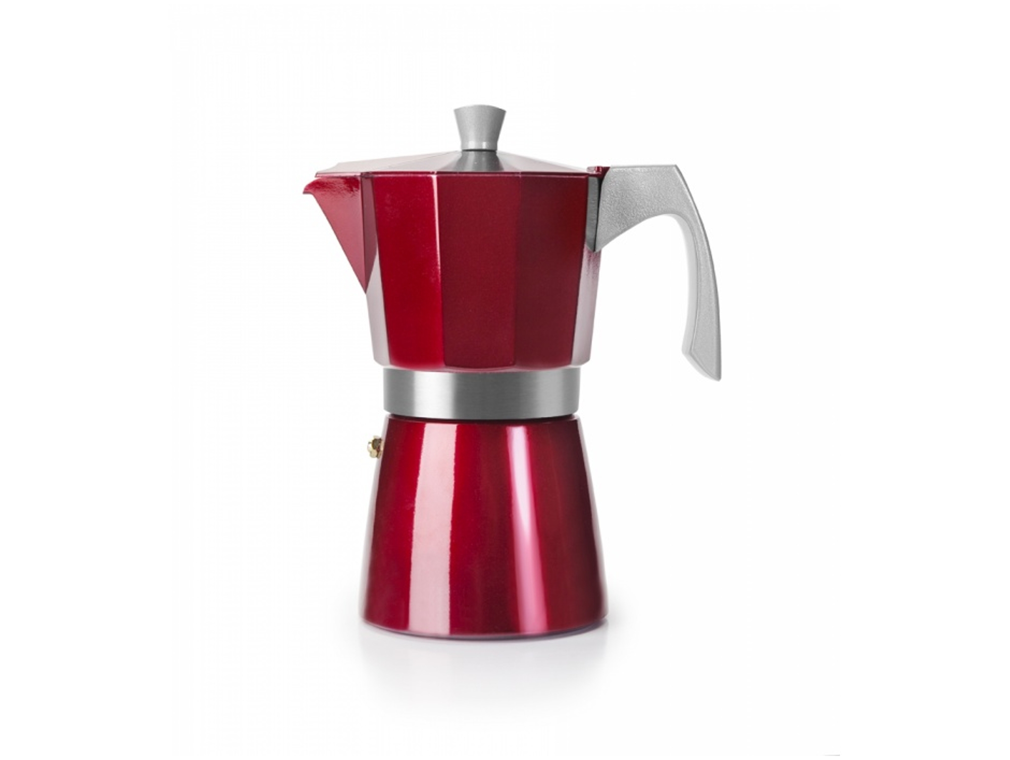 Cafetera Express IBILI Evva Red 12 Tazas