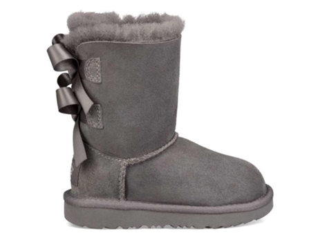 Botas UGG Bailey Bow Ii Toddler Niños (28.5 - Gris)