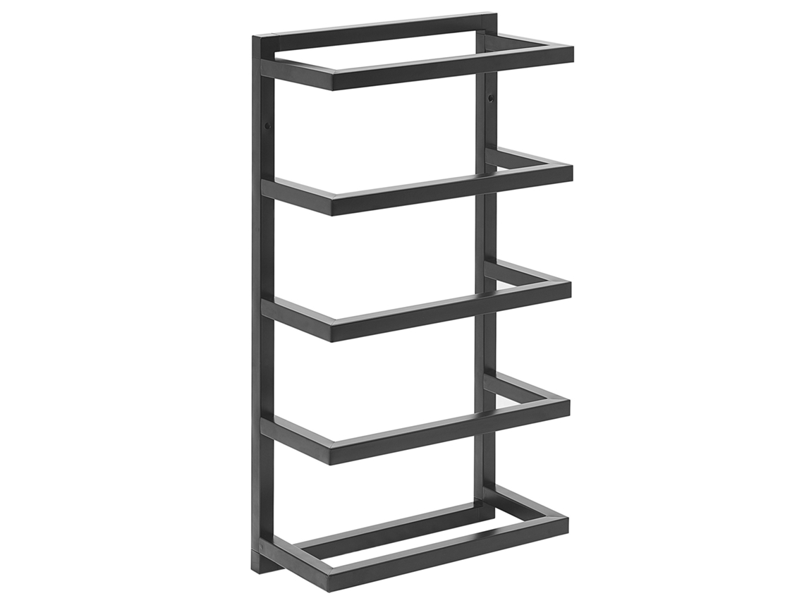 Toallero BELIANI Cintra de Acero Negro 31x13x57
