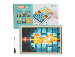 2026-puzzle De Mosaico De Madera Para Niños Niñas Bloques De Construcción Juguete Educativo Regalo Colorido