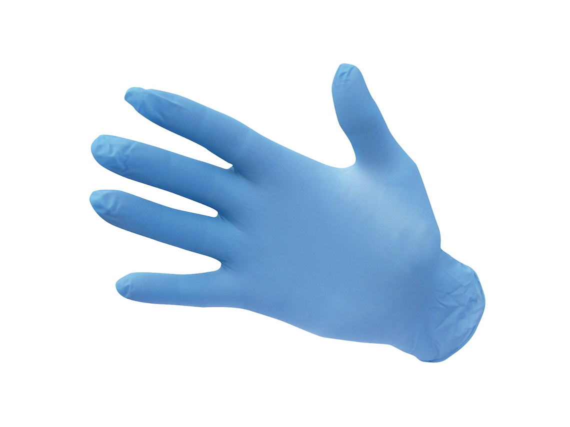 Guantes desechables de nitrilo sin polvo Portwest (paquete de 100)