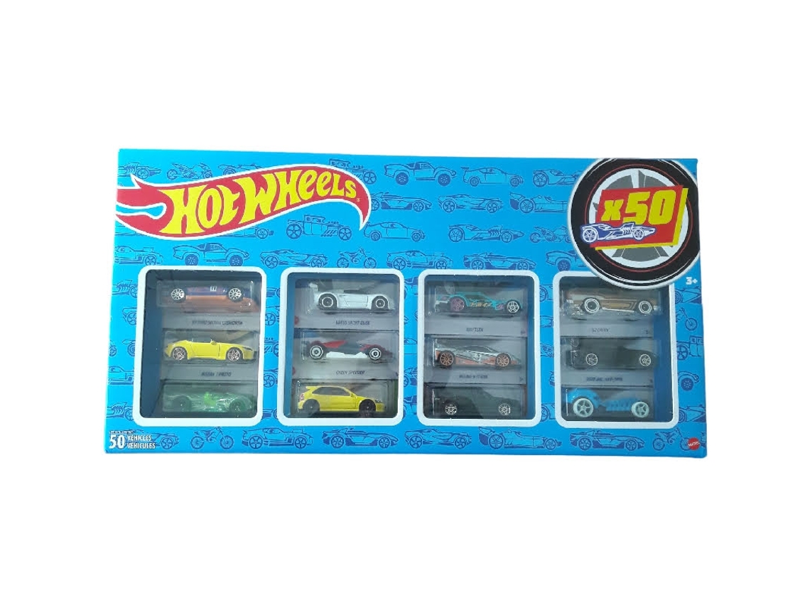 Coche HOT WHEELS Kick-Start Your Collection 50-Pack (Edad Mínima Recomendada: 3 años - 1:64)