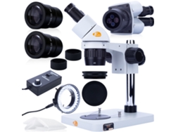 Microscopio estereoscópico binocular Ganymedes S Msgs-b-ps1 – Zoom 20/40x | Óptica de alta calidad | Uso profesional