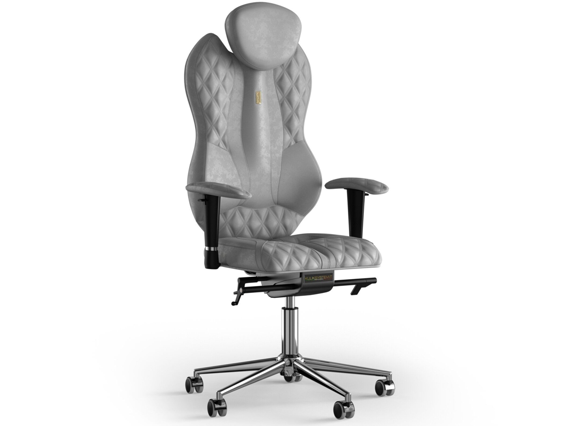 Silla de Oficina KULIK Grande Tejido de Costura (Antara - Silver -130x50x50cm)