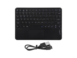 Teclado inalámbrico con panel táctil para portátil