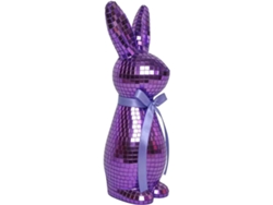 Figura Conejito Discotequero Decoración Reflectante Pascua Hogar Primavera Brillante Perfecta Chimenea Fiestas