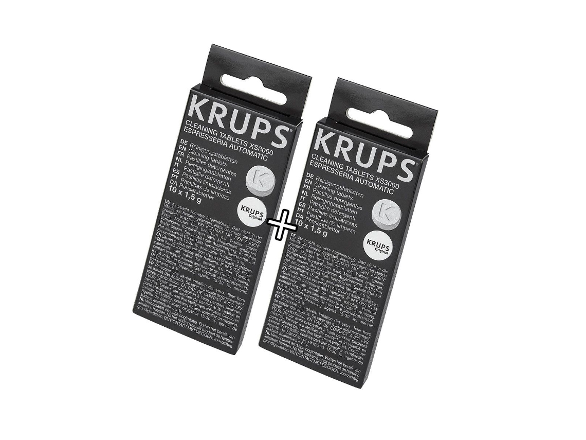 Juego de 2 Cajas de Pastillas de Limpieza Xs300010 KRUPS