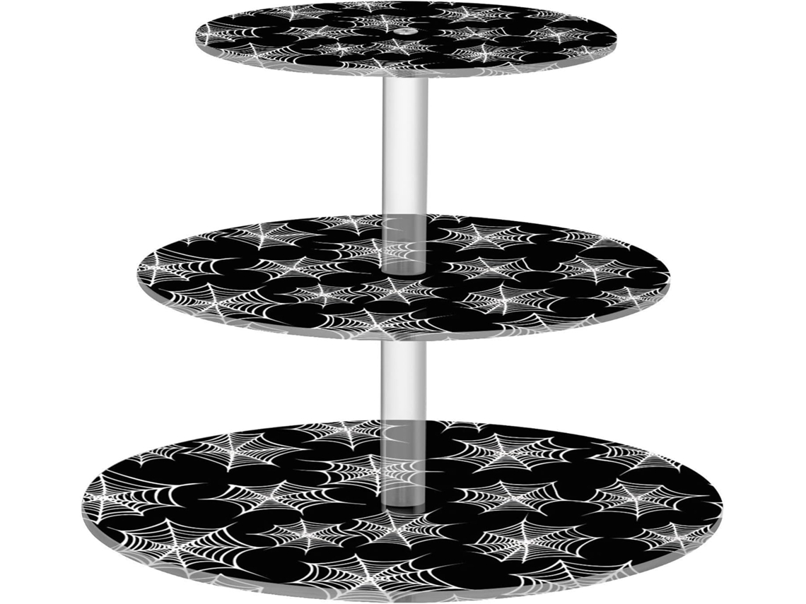 Soporte Acrílico De 3 Niveles Para Cupcakes Halloween, Ideal Cupcakes, P