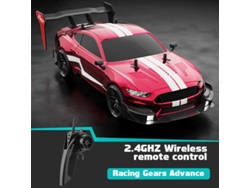 Coche eléctrico RC con grafiti, 40 km/h, recargable, ideal para derrapar y competir, divertido juguete de cumpleaños para niños. Aeuzwr