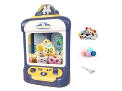 -máquina De Garra Mini Para Niños Con Palancas Dobles, Juguetes De Peluche Y Pelotas Conejo Azul