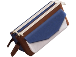 Estuche Para Lápices De Doble Capa De Gran Capacidad Con Cremallera Suave.