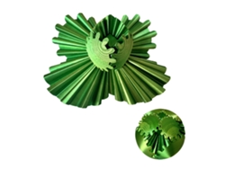 Bola De Engranaje Giratoria Impresa En 3d Con Tensión Ajustable, Portátil, 2,8 Pulgadas, Amarillo Verdoso