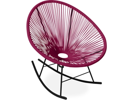 Silla de Exterior Mecedora de Jardín New Acapulco Edition 90x74x76cm ACAPULCO STYLE