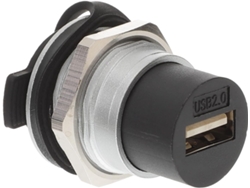 Conector Usb 2.0, Montaje Empotrado, Orificio Pasante, Montaje En Panel, Múltiple