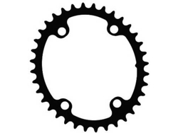 Bandejas Dobles ROTOR Q Rings Grx Bcd80X4 Q31T(48) Inn Bk (Negro - TU)