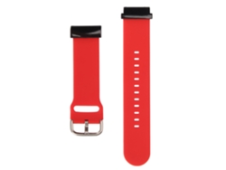 Correa de reloj de silicona flexible de 26 mm para Fenix 7x, 6x y 5x, roja
