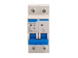 Disyuntor Miniatura De 2 Polos Dz47-63 Con Protección Contra Fugas, 400 V Ca, 63 A