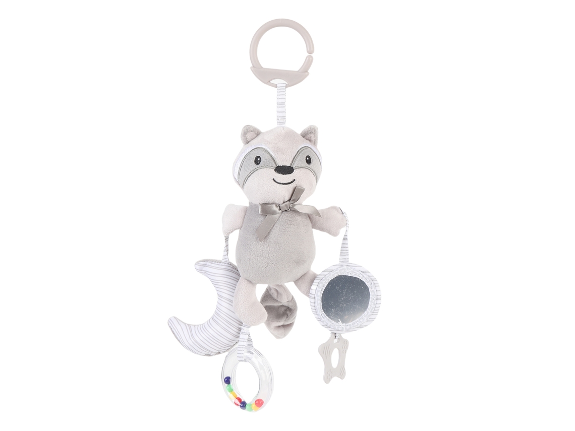 Columpio De Peluche Para Bebé Con Clip, Animales De Dibujos Animados, Gris.