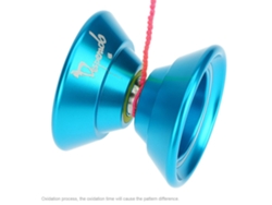 Yoyo Mágico Profesional N5 Desperado De Aluminio Con Rodamiento, 8 Bolas Kk Para Niños, Color Azul.