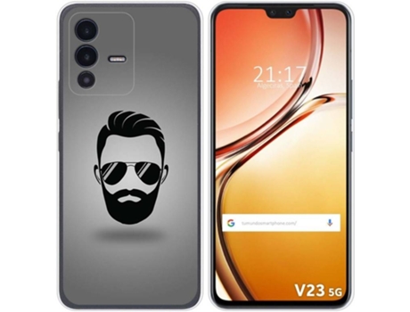 Carcasa para Vivo V23 5G TUMUNDOSMARTPHONE Dibujos Barba Multicolor