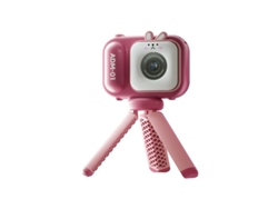 Mini cámara digital para niños, 4800 W, HD, 24 pulgadas, con trípode, color rosa, Yizhood
