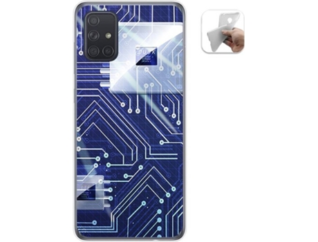 Carcasa Samsung Galaxy A71 TUMUNDOSMARTPHONE Circuito Multicolor