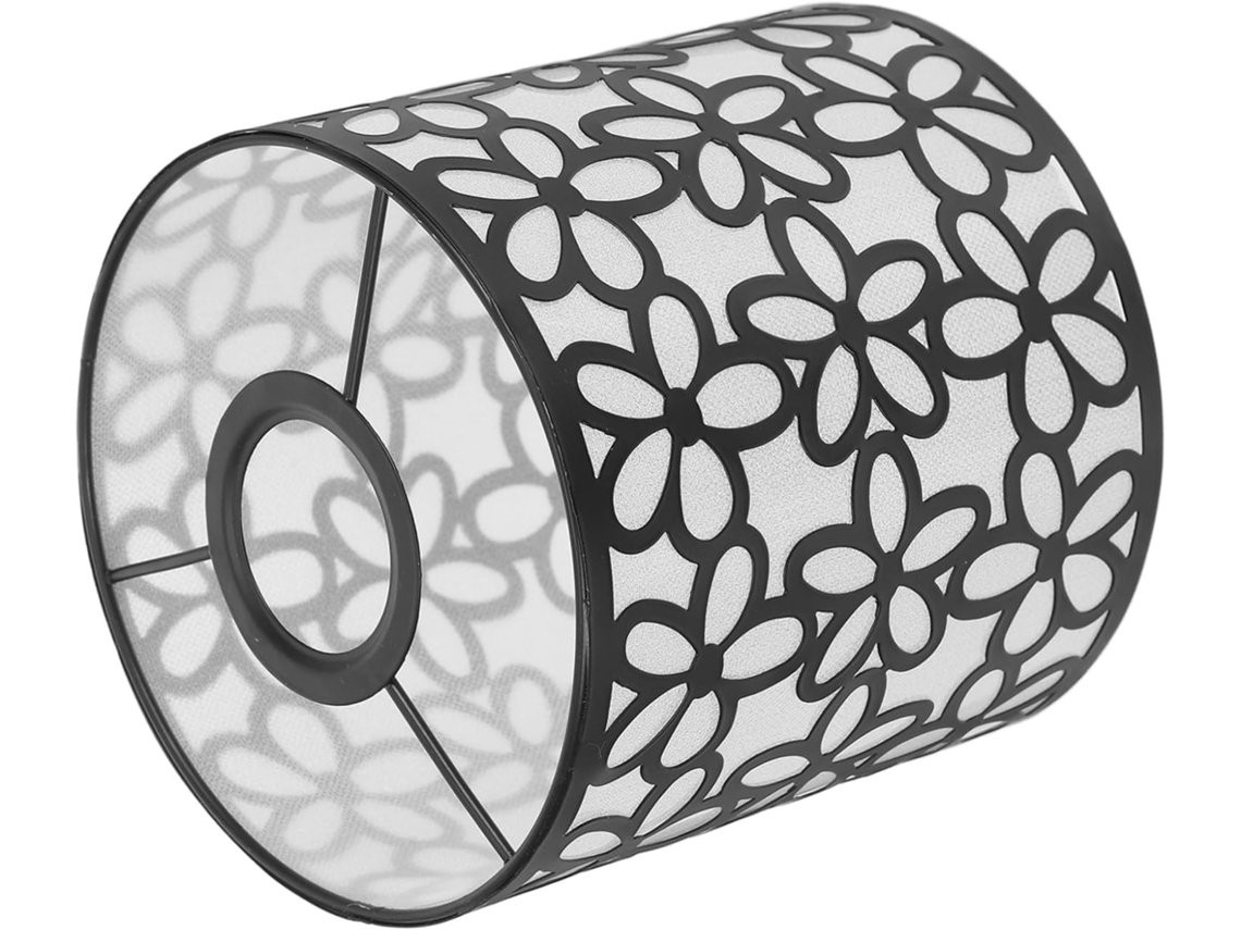 Metal Para Lámpara De Mesa Y Lámpara De Pie, Diseño Floral Y Forma Cilíndrica, Repuesto Compatible.