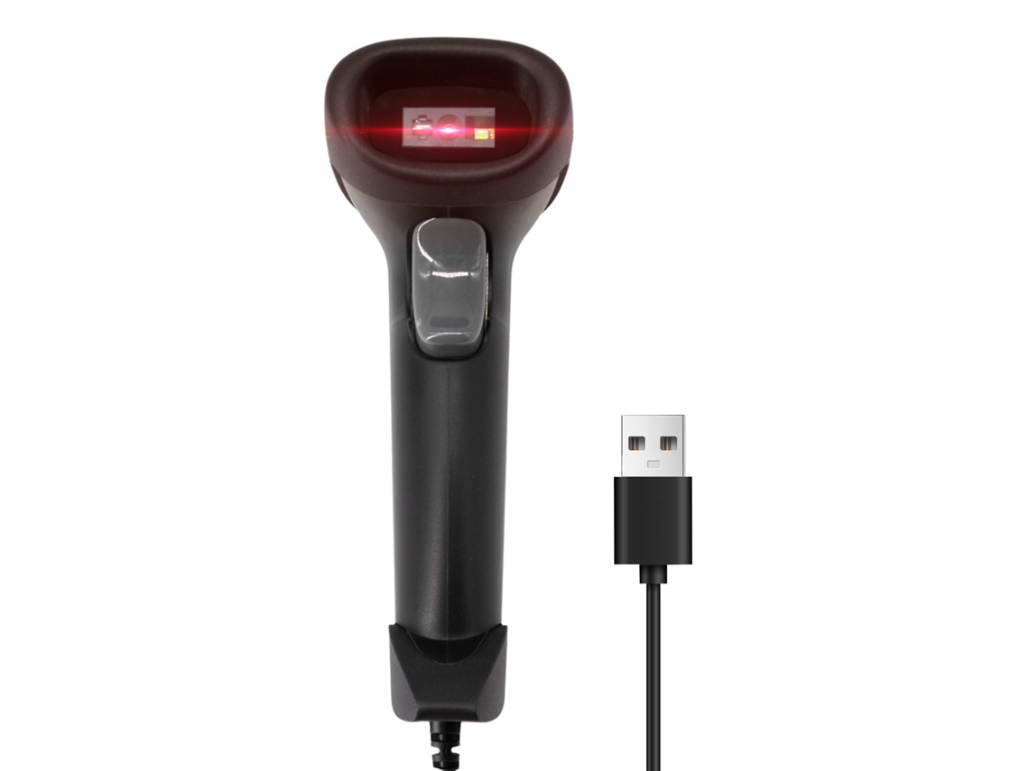 Escáner De Código De Barras Usb 2d/1d Con Detección Automática Y Escaneo Continuo Para Supermercados.