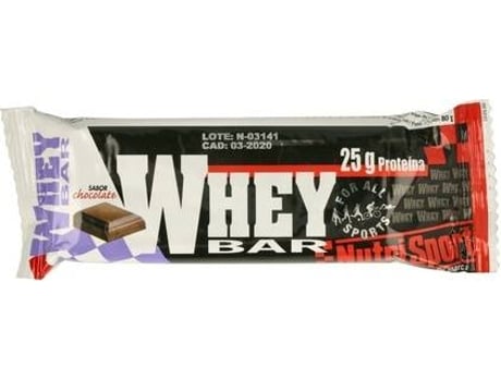 Complemento Alimenticio NUTRISPORT Whey Barritas (1 unidade (Chocolate))