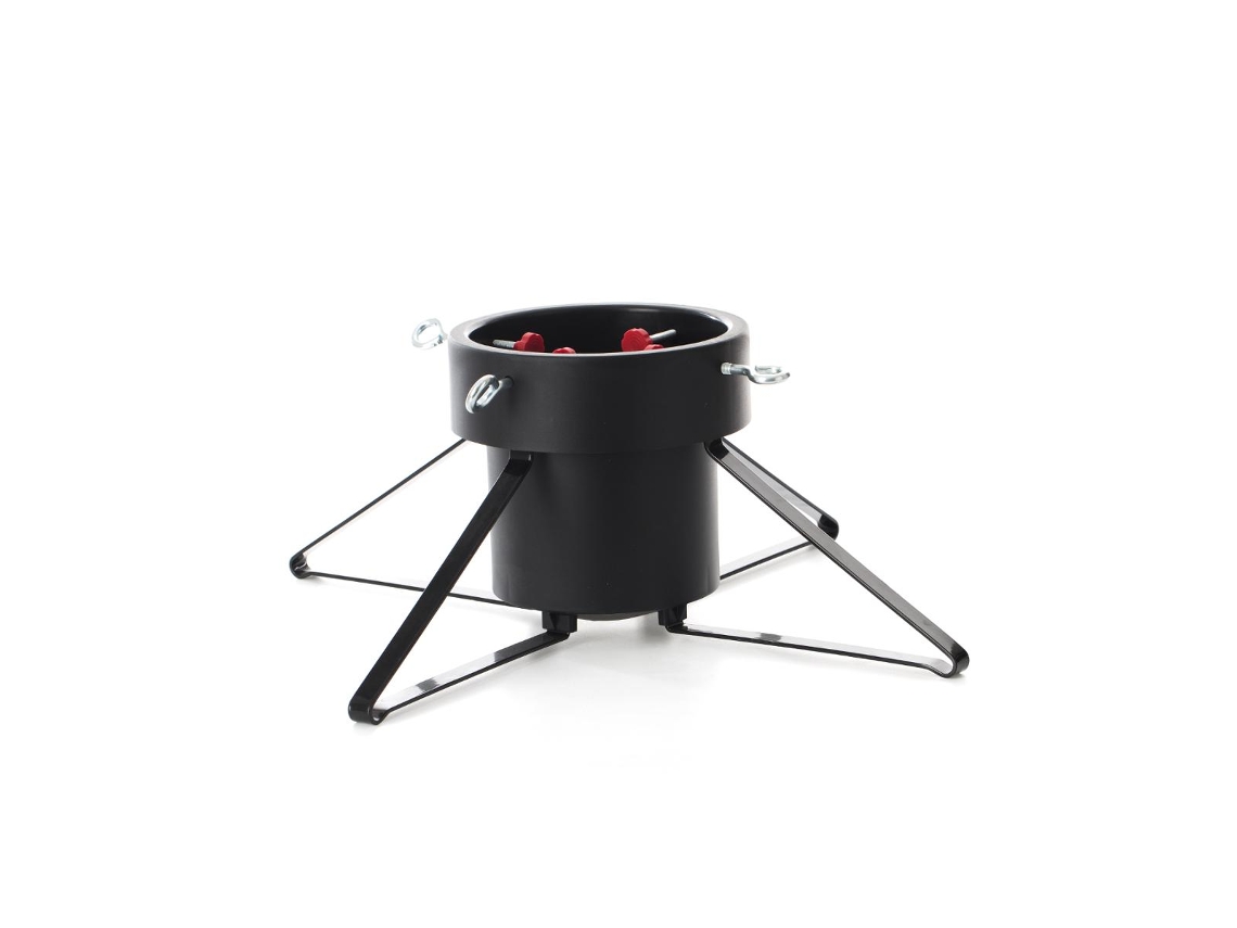Soporte de abeto Campana de metal y pvc negro - FEERIC LIGHTS & CHRISTMAS