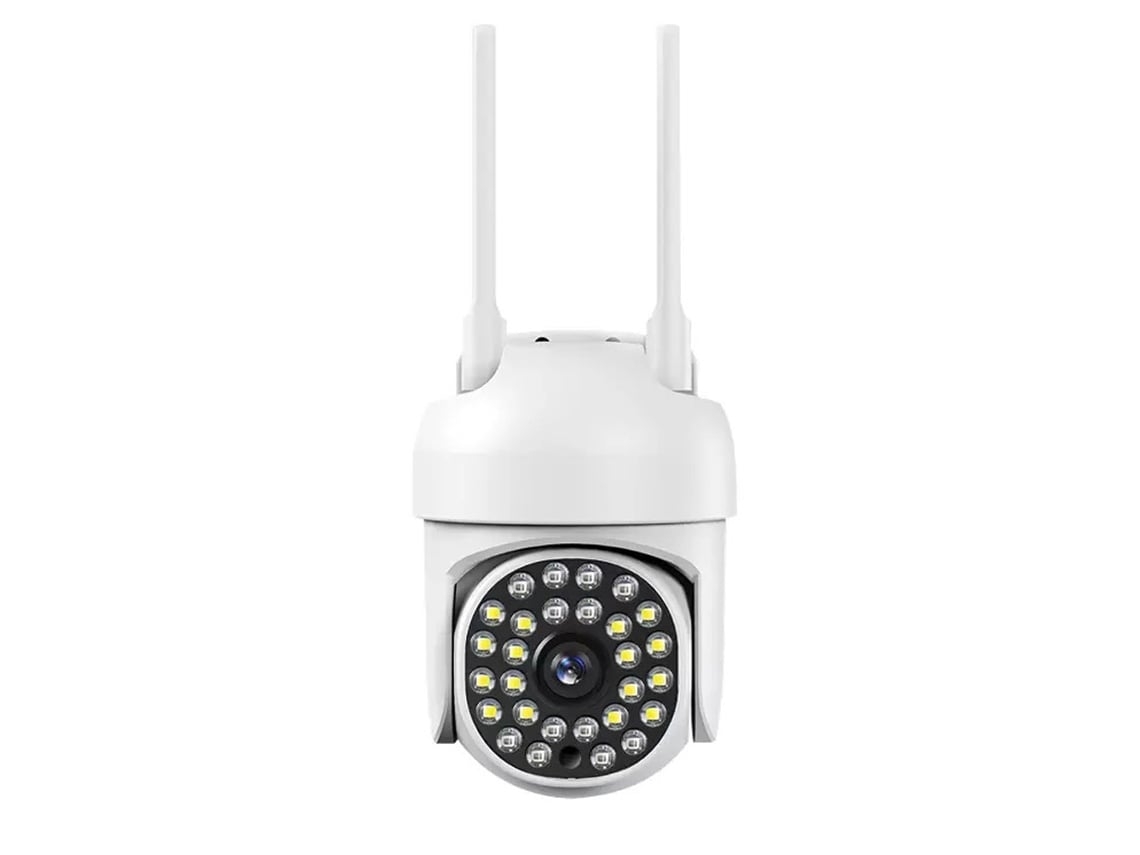 Cámara De Seguridad Para Exteriores Con Rotación De 360°, Visión Nocturna Y Resistencia Al Agua*.