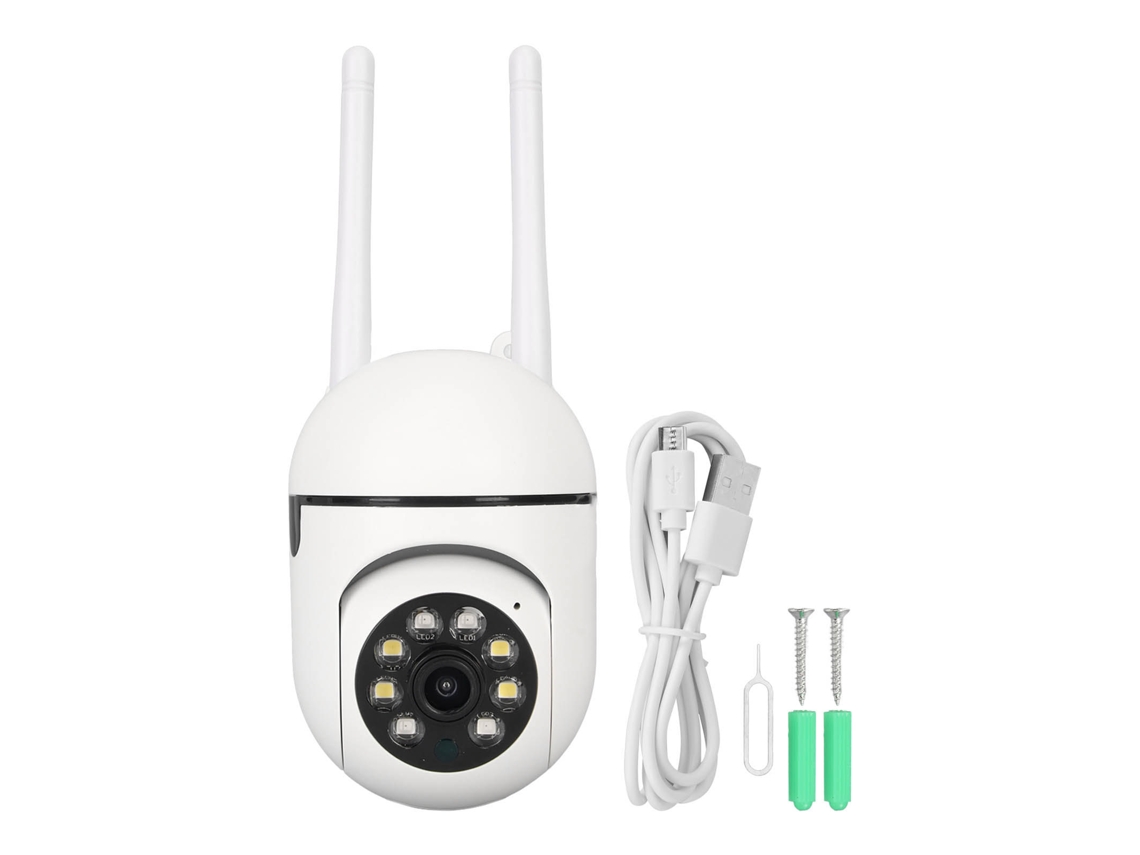 Cámaras wifi impermeables para el hogar, imagen de alta definición, visión nocturna y detección de movimiento para pasillos, casas y almacenes.