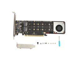 Tarjeta Adaptadora Ssd M.2 Nvme Con Indicador Led Dúplex, Velocidad Máxima Pcie 4.0 X16 Para Ordenador