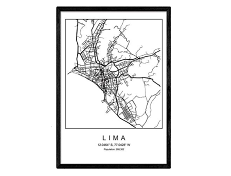 Lámina NACNIC Mapa Lima (A3)