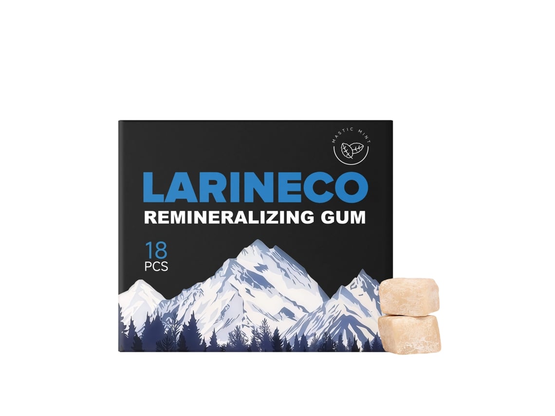 Chicle de menta con sabor intenso