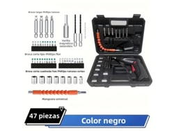 (juego De 47 Piezas) Juego De Destornilladores Eléctricos Inalámbricos De 3,6 V Con Batería De Litio De 1800 Mah