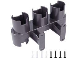 2026-soporte De Pared Para Accesorios, Conjunto Adaptador Compatible Con Dyson V11 V10 V8 V7 (gris)