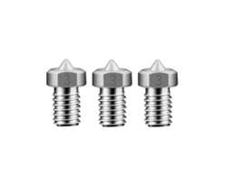 Piezas de impresora 3D: 3 boquillas de titanio V5, V6, TC4 y M6 para filamento de 1,75 mm (0,2/0,3/0,4/0,5 mm).
