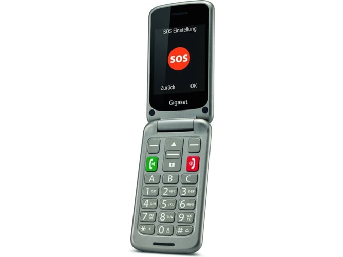 Teléfono móvil GIGASET GL590 (2.8'' - 2G - Gris)