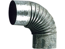 Codo 90g estufa galvan. 120mm.