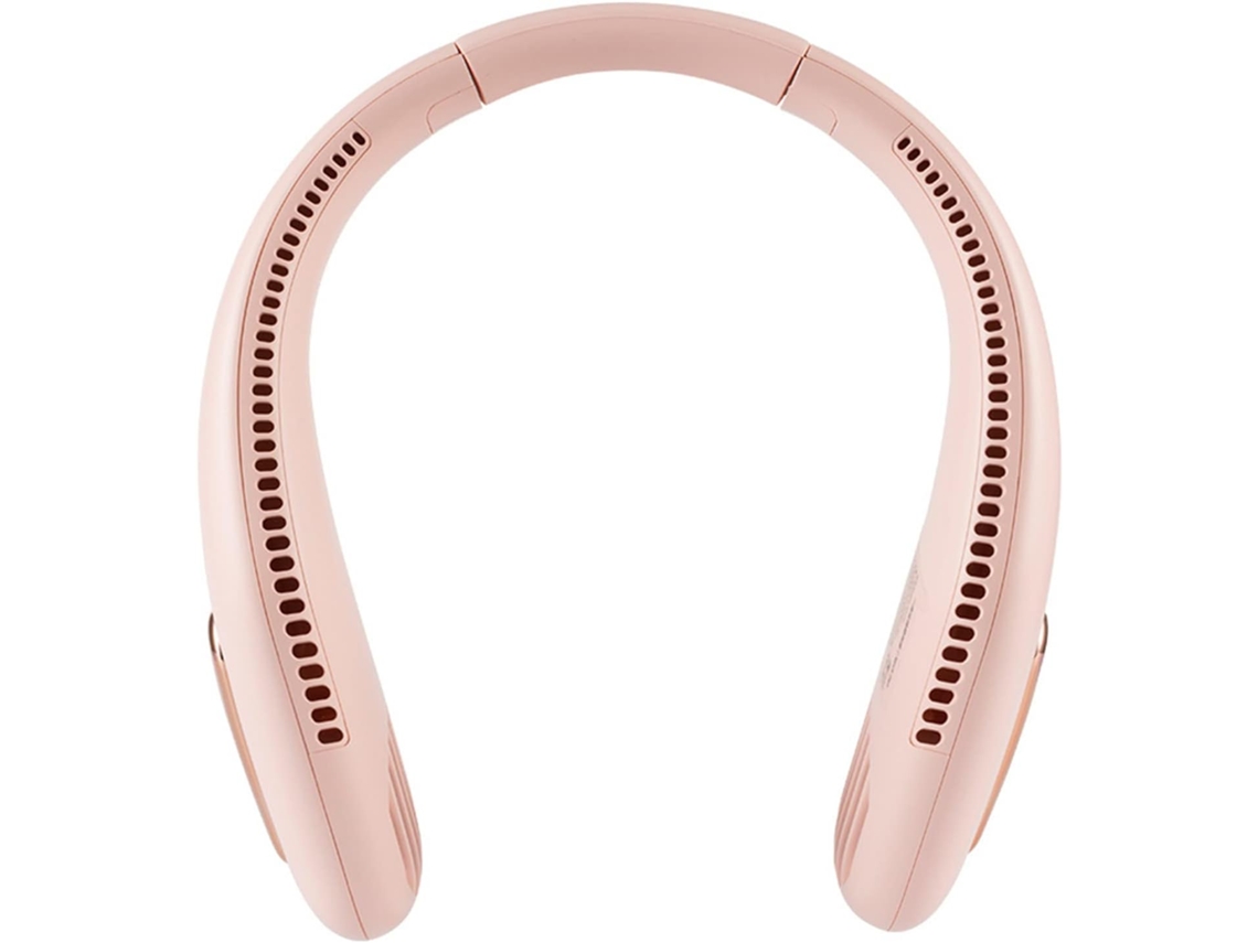 Ventilador portátil USB de cuello de 2400 mAh para uso doméstico y en exteriores.