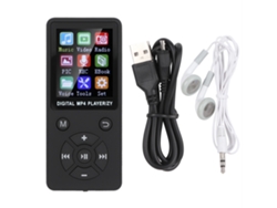 Reproductor De Música Mp3/mp4 Con Bluetooth, Compatible Con 32 Gb, Botones, Eightdiagram Tactics, Negro.
